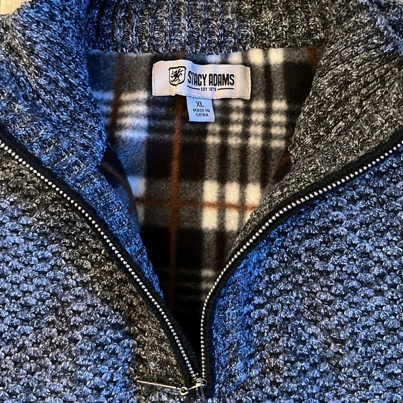 Stacy Adams 3/4 zipper adorable sweater XL - Picture 3 of 7